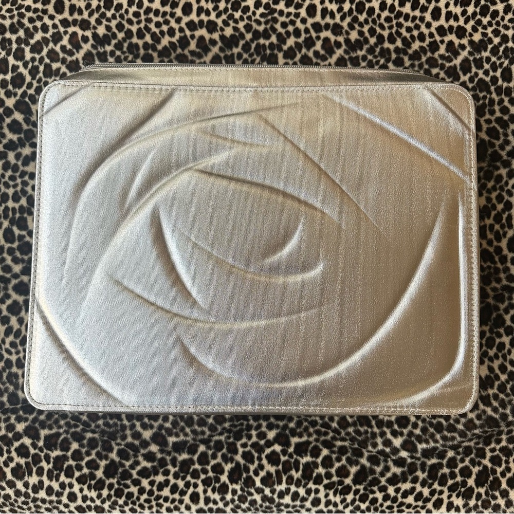 Lancôme Champagne Gold Cosmetic Makeup Toiletry Bag